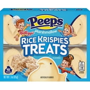 PEEPS, Rice Krispies Treat Flavored Marshmallow Chicks, 10 Count (3.0 Ounces)