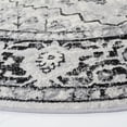 thumbnail image 3 of SAFAVIEH Brentwood Cherette Oriental Area Rug, Black/Ivory, 6'7" x 6'7" Round, 3 of 11