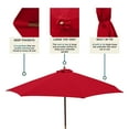 thumbnail image 4 of Covered Living 9ft Umbrella Replacement Canopy 8 Ribs in Red (Canopy Only), 4 of 7