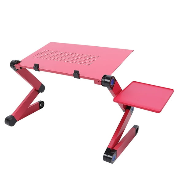 Herwey Folding Computer Desk,Modern Style Folding Computer Table Bed Heat Dissipation Laptop Desk with Mouse Holder,Bed Desk