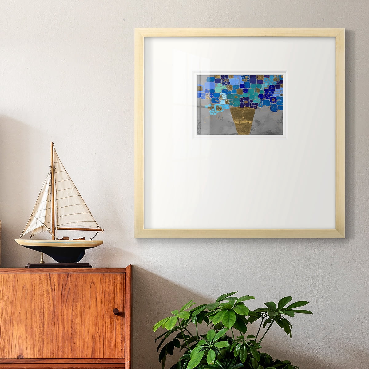 Blue Love-Premium Framed Print
