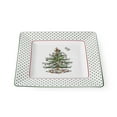 thumbnail image 3 of Spode Christmas Tree Polka Dot Square Platter - 10" Porcelain Holiday Serving Tray for Entertaining - Dishwasher & Microwave Safe - Christmas Dessert Tray for Serving Festive Dishes, 3 of 6