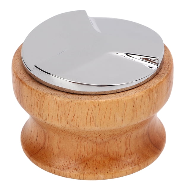 Distributeur de Presse à Café Poignée en Bois Léger Opération Simple Niveleur de Café Robuste 58mm/2.3 Po