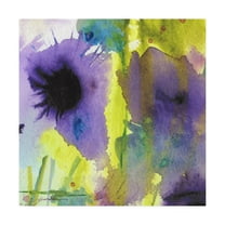 Trademark Fine Art 'Purple Essence' Canvas Art by Sheila Golde