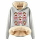 thumbnail image 1 of WILLBEST Sudadera de Mujer con Estampado Navideño de Vaca, Estilo Vaquero, Estilo Femenino y Grueso Mediana, 1 of 4