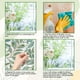 thumbnail image 4 of Pegatinas para ventana de 45,7 x 15 pulgadas con diseño de vides verdes grandes, hojas de primavera y verano, lámina decorativa para privacidad, calcomanías estáticas de doble cara no adhesivas., 4 of 9