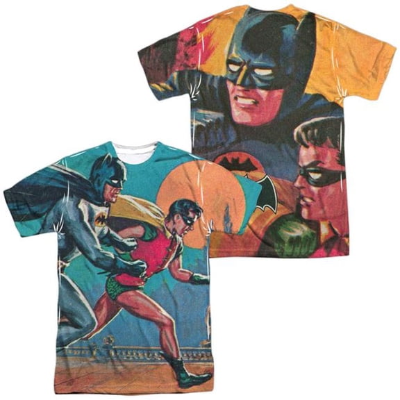 Batman Classic Tv - Lets Go (Front/Back Print) - Short Sleeve Shirt - Medium