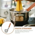 thumbnail image 4 of Shisuyan Stainless Steel Strainer Food Colander Spaghetti Strainer Spoon Noodle Strainer Colander, 4 of 9
