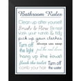 thumbnail image 2 of Gibbons, Lauren 19x24 Black Modern Framed Museum Art Print Titled - Bath Rules b 2, 2 of 5