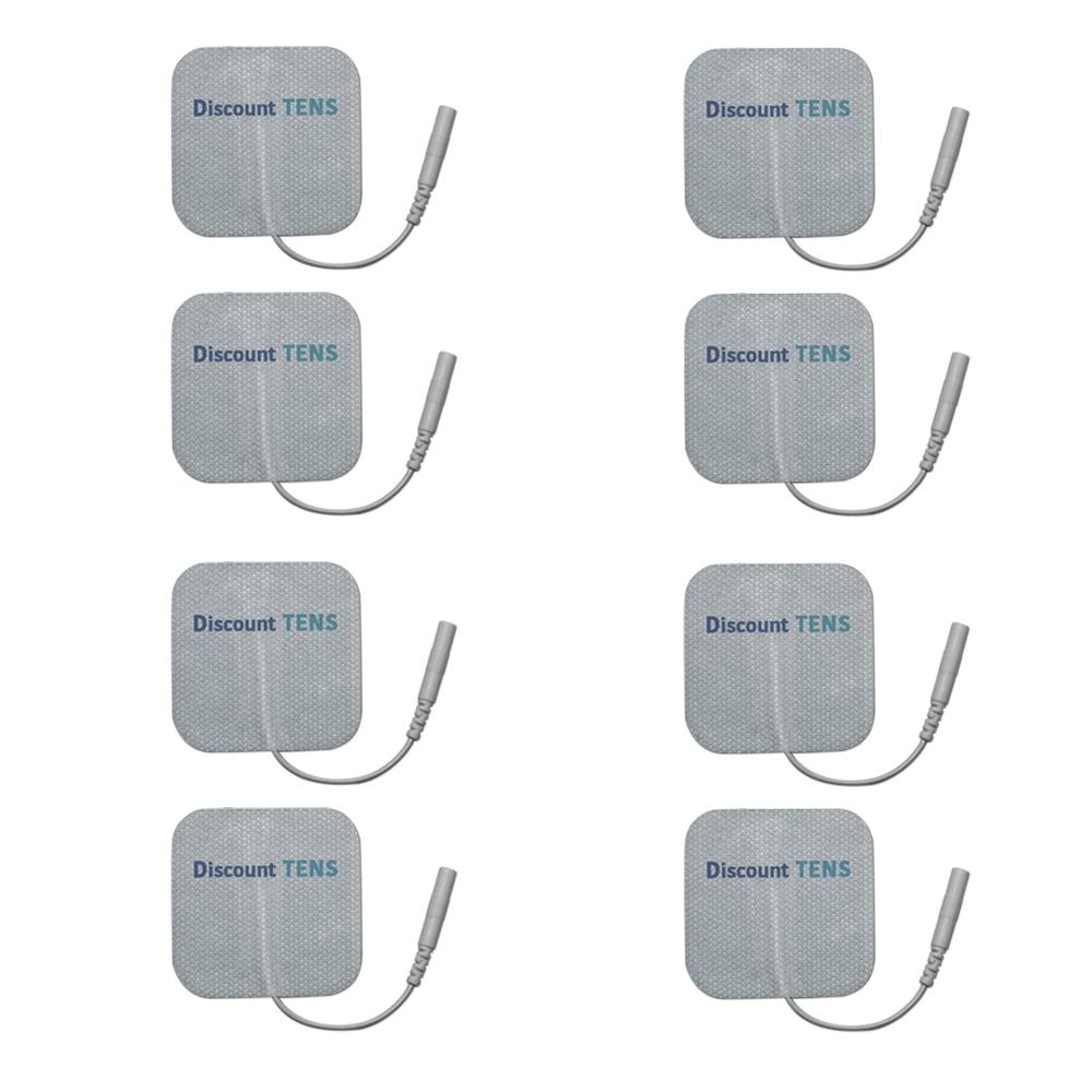 TENS Electrodes Wired 2x2 Replacement Pads for TENS Units 8 TENS