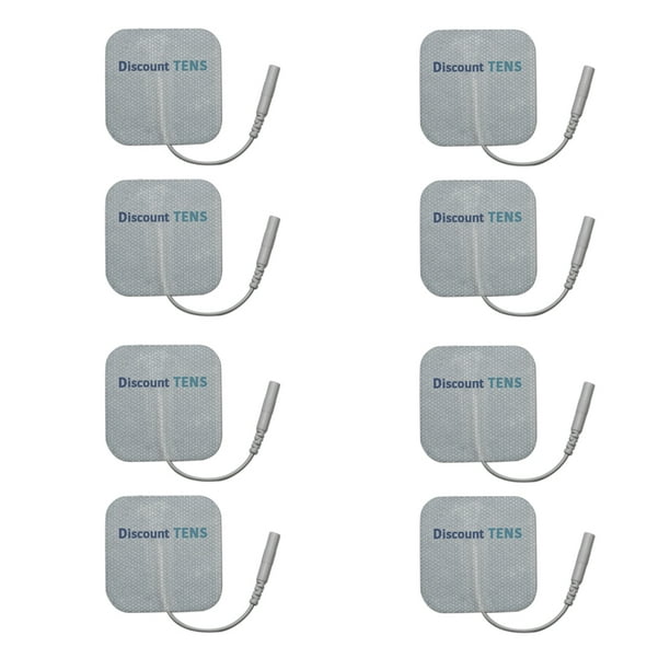 TENS Electrodes Wired 2x2 Replacement Pads for TENS Units 8 TENS