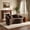 Brown, variant on Sailvan S-Curved Chenille Sofa Loveseat, Dual-Depth, No Assembly, Compact for Small Spaces