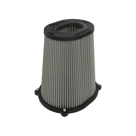 aFe Quantum Pro DRY S Air Filter Inverted Top - 5.5inx4.25in Flange x 9in Height - Dry