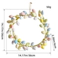 thumbnail image 3 of Fwttom 36cm Easter Wreath Easter Decoration, 3 of 9