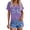 C-Purple354, variant on Graphic Tees For Women Dragonfly Print Loose Fit V Neck T Shirt Summer Short Sleeve Casual Daily Wear Comfy Tops