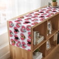 thumbnail image 6 of Table Runners 36 Inches Long Dress Scarves, Cute Cats Farmhouse Kitchen/Dining Table Runner, Short Coffee Tablerunners, Pink Love Hearts Lovely Pets 13x36 Inch, 6 of 9