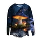 thumbnail image 4 of Xuyuer Women's Long Sleeve Hoodless Printed Casual Warm Sweatshirt, Cozy Pullover for Spring Comfort, Everyday Lounging and Seasonal Graphic Style, 4 of 5