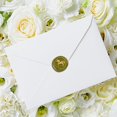 thumbnail image 3 of Horse Wax Seal Stamp Embossed Stamp Sealing Vintage Elegant Removable 1" Brass Seal Wood Handle for Wedding Engagement Party Invitations Envelopes Gift Packing Cards Envelopes Decoration, 3 of 9