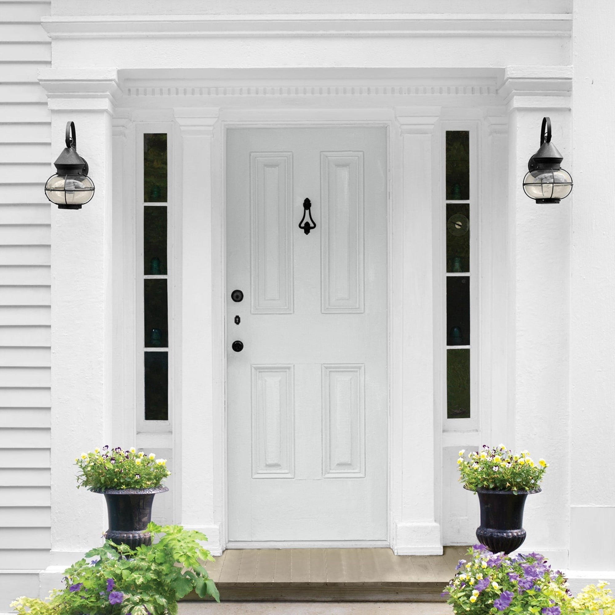 Glidden HEP Thin Ice / Gray Semi-Gloss Exterior Paint with Primer, 1 Quart
