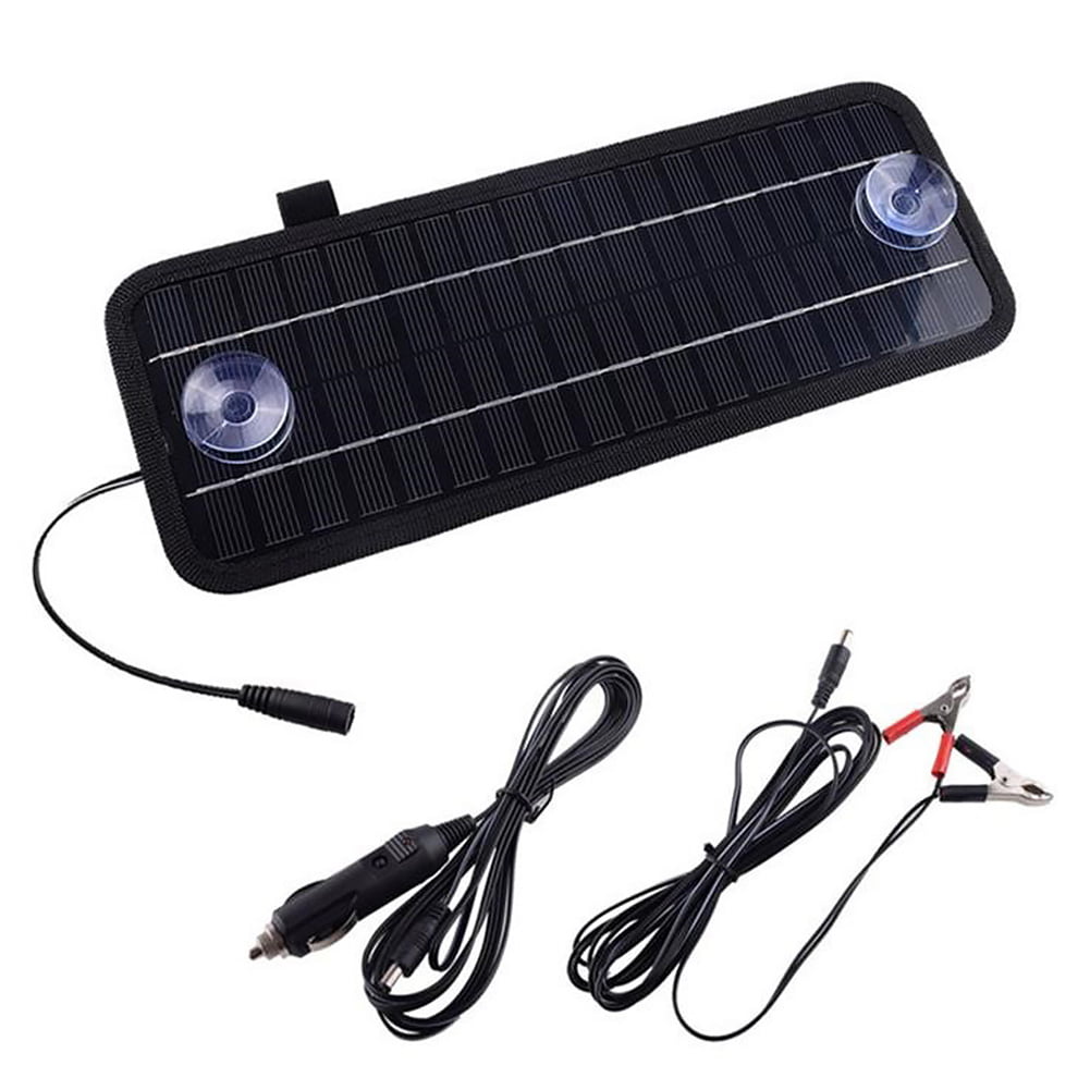 12V 4.5W Universal Rechargeable Portable Car Solar Panel Charger Battery Charger