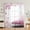 Color1, variant on SPEKSEE 1Pc Spring Floral Printed Sheer Curtains, Pink Blue Purple Flowers Print Curtains for Bedroom Living Room Holiday Party Decor