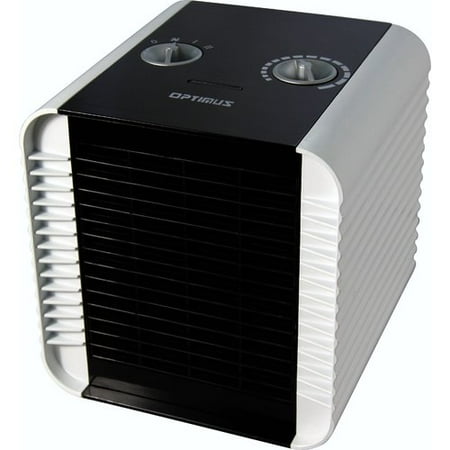 Optimus Portable Electric Fan Compact Heater with Thermostat