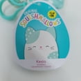 thumbnail image 3 of Squishmallows 3.5 Inch Kesla the Cat Floral Easter Clip On Plush, 3 of 3