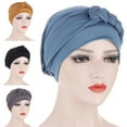 thumbnail image 2 of Women Bonnet Foldable Close Fitting Fabric Women Headwrap Streetwear Bonnet for Girls, 2 of 8