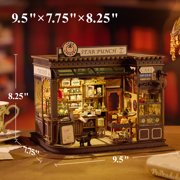 BenBen DIY Miniature House Kit, Mini Wooden Dollhouse Kit, Craft Gift for Adults, Teens, Friends