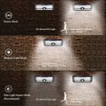 thumbnail image 5 of Luces solares para exteriores Super-Bright 202LEDs - Luces LED con sensor de movimiento solar para exteriores - para pared, poste, camino Jardín hasta - Alimentado por batería solar XianweiShao 9024715967589, 5 of 5