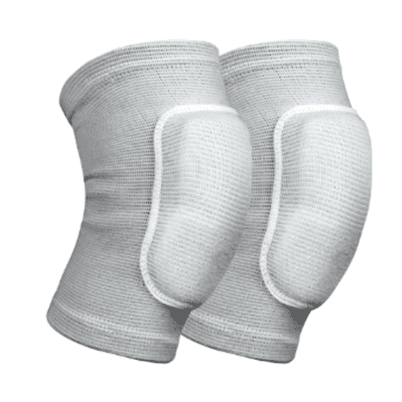 BESTSKY 2 Pcs Knee Brace for Women,Flexible Knit Knee Support,Anti-Slip Shock Absorbing Cushion Knee Sleeve,Gray