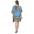 thumbnail image 4 of Gypsie Blu Women Tunics Dress Short 3/4 Sleeves Caftans for Ladies Casual Dresses, 4 of 5