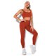 thumbnail image 3 of Traje deportivo para Mujer Chándal de entrenamiento súper elástico para entrenamiento de gimnasio MABOTO Rojo/L, 3 of 7