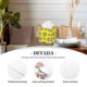 thumbnail image 3 of Fotbe White Popcorn Porta Pañuelos Decorativo de Cuero, Caja Cuadrada Moderna para Pañuelos Faciales, Organizador y Dispensador 5x5x5'', 3 of 7