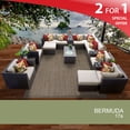 thumbnail image 2 of Bermuda 17 Piece Outdoor Wicker Patio Furniture Set 17a, 2 of 7