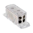 thumbnail image 1 of 4-Way Car Audio Stereo Amp Power Ground Cable Splitter Distribution Block 4GA 8GA for Boats, 1 of 4