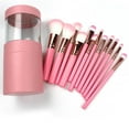 thumbnail image 4 of Brochas de maquillaje para ojos Macarena 12 piezas rosa, 4 of 8