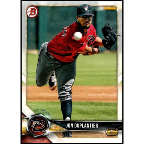 Collectible 2018 Bowman Draft #BD-108 Jon Duplantier RC Rookie Arizona Diamondbacks MLB Baseball Trading Card