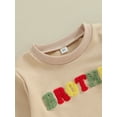 thumbnail image 4 of Bagilaanoe Toddler Baby Girl Boy Casual Sweatshirt Long Sleeve Letter Print Pullover 12M 18M 24M 3T 4T 5T Kids Fall Loose Tee Tops, 4 of 7