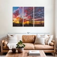 thumbnail image 2 of Elephant Stock Baja California Cactus Forest Wall Art - Horizontal Multi Panel Canvas - Living Room Wall Decor - Nature Multi Panel - Blue And Orange Decor By Christian Heeb - 57" x 36", 2 of 8