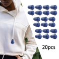 thumbnail image 6 of Tachiuwa 20 Pieces Toggle Clips Cord Ends Bell Stoppers for Bag Paracord Backpack Lanyard Blue, 6 of 9