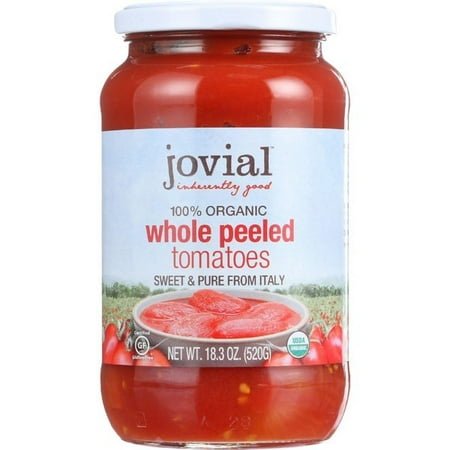 Jovial Tomatoes - Organic - Whole Peeled - 18.3 Oz - pack of