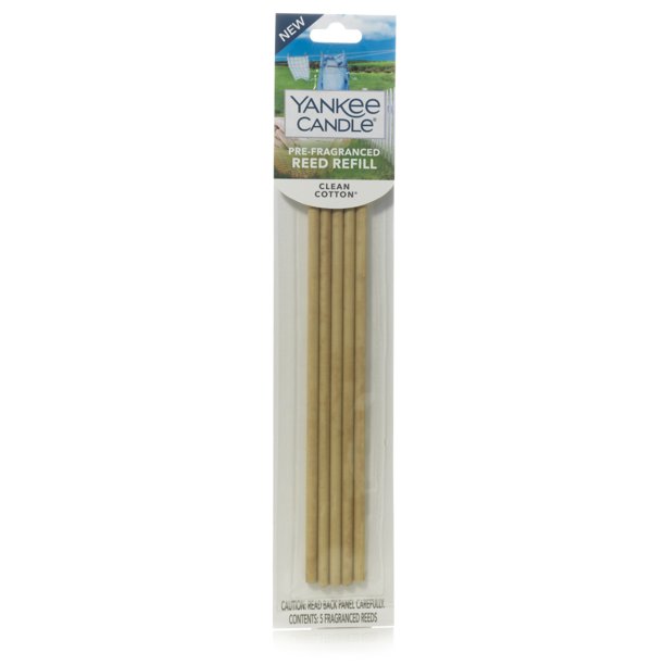 Yankee Candle® PreFragranced Reed Refill, Clean Cotton