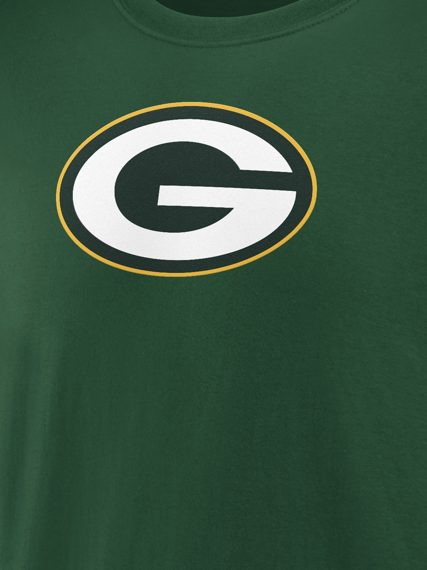 NFL Green Bay Packers Men's Cotton Green Short Sleeve T-Shirt