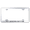 Chrome, variant on Chevy Corvette C6 Laser Etched Logo Wide Body License Plate Frame (Chrome)
