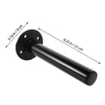 thumbnail image 2 of OUNONA Wall Mounted Weight Plate Storage Rack for Gym Space Optimization Durable Iron Organizer Black 2Pcs, 2 of 6