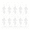7.1*2.4inch#C2, variant on Christmas Tree Hanging Crystal Ornaments, Sparkling Clear Acrylic Teardrop Branches, Pearl Bead Garland for Xmas Decor, Winter Wonderland & Wedding Party Supplies