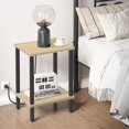thumbnail image 5 of End Table, Set of 2, Side Table, Nightstand, 2-Tier Storage Shelf, Sofa Table for Small Space, Living Room, Bed Room, 5 of 15