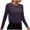 Navy [Mix & Save More] [New Arrivals], variant on Women's Casual Fashion Solid Color Sports Yoga Long Sleeveless Round Neck Blouse Top Shirt, Loose Fit Breathable Athletic Wear, Workout Holiday Vacation | CSEONE,Red L