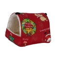 thumbnail image 2 of Hamaca suave para hámster, cama para jugar, hámster, DEN, colgante para dormir, ropa de cama cálida, casa, de juguete para mascotas pequeñas, rojo Gloria Hamaca de hámster, 2 of 9